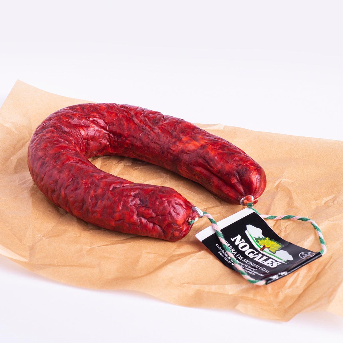 Chorizo rojo para cocinar guisos- Nogales - Al Corte Extremadura