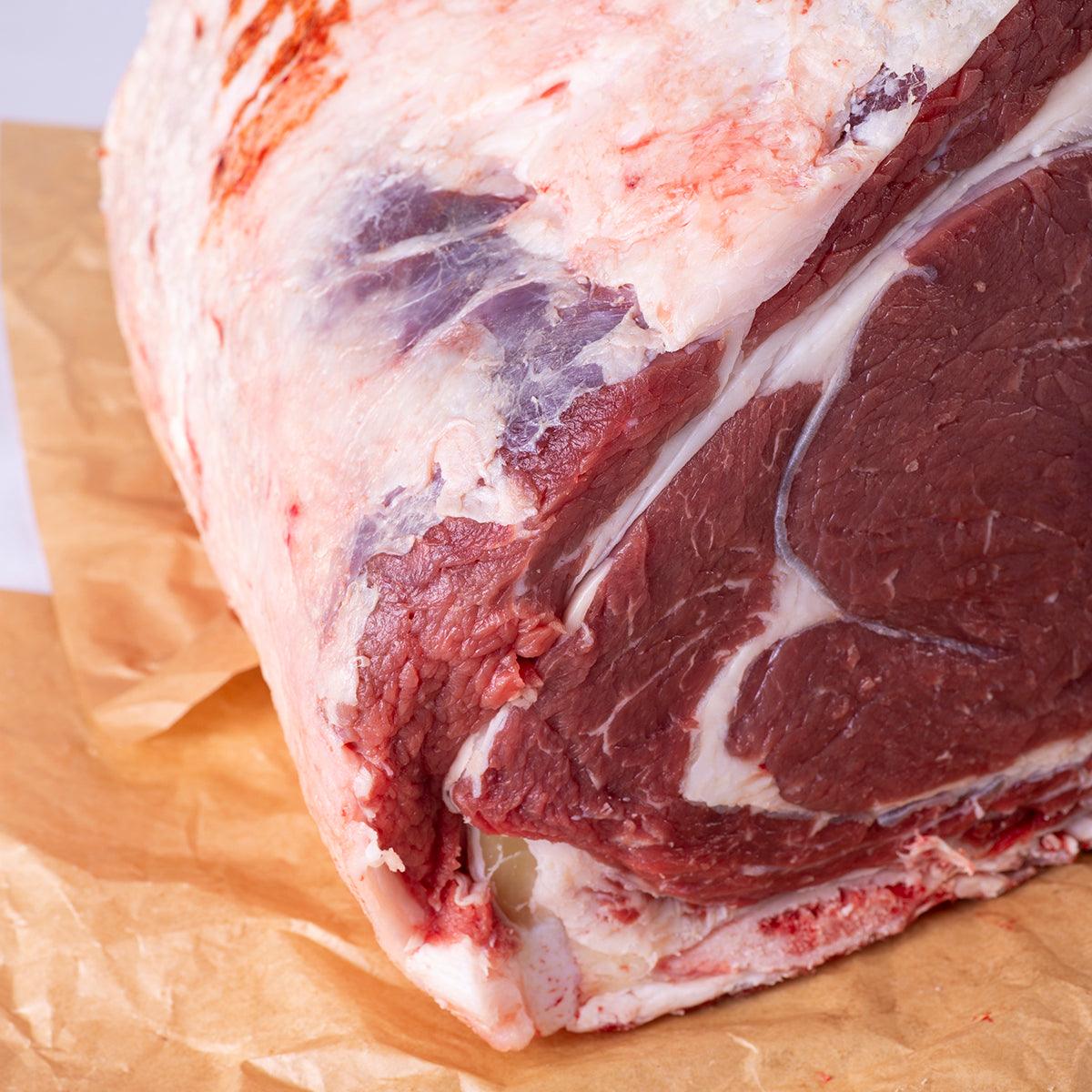 detalle del costillar de lomo alto añojo