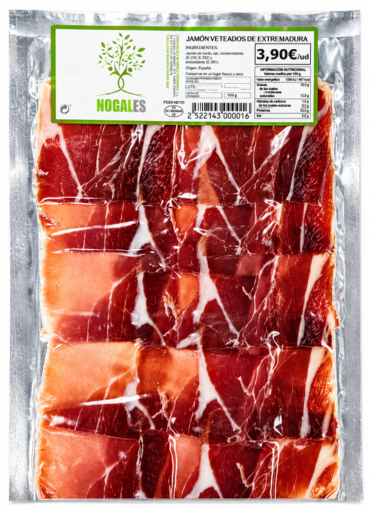 Jamón veteados de Extremadura- Nogales
