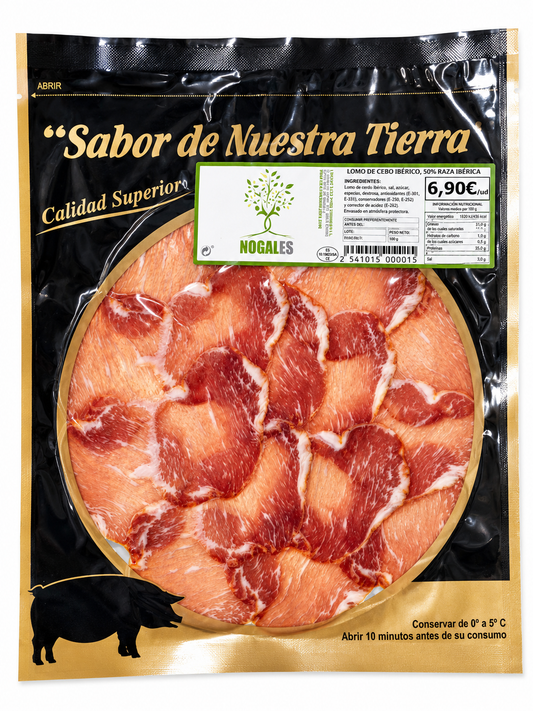 Lomo de cebo ibérico 50% raza ibérica- Nogales