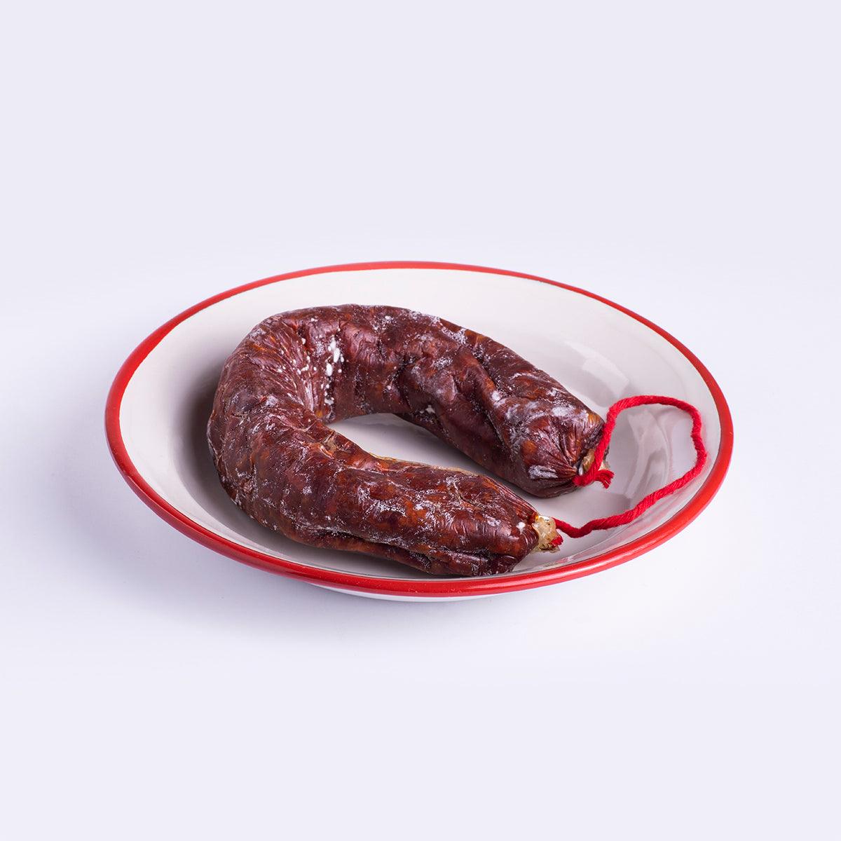 Chorizo picante ibérico de bellota - Embutidos de Extremadura - Al Corte Extremadura