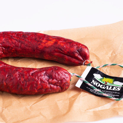 Chorizo rojo para cocinar guisos- Nogales - Al Corte Extremadura